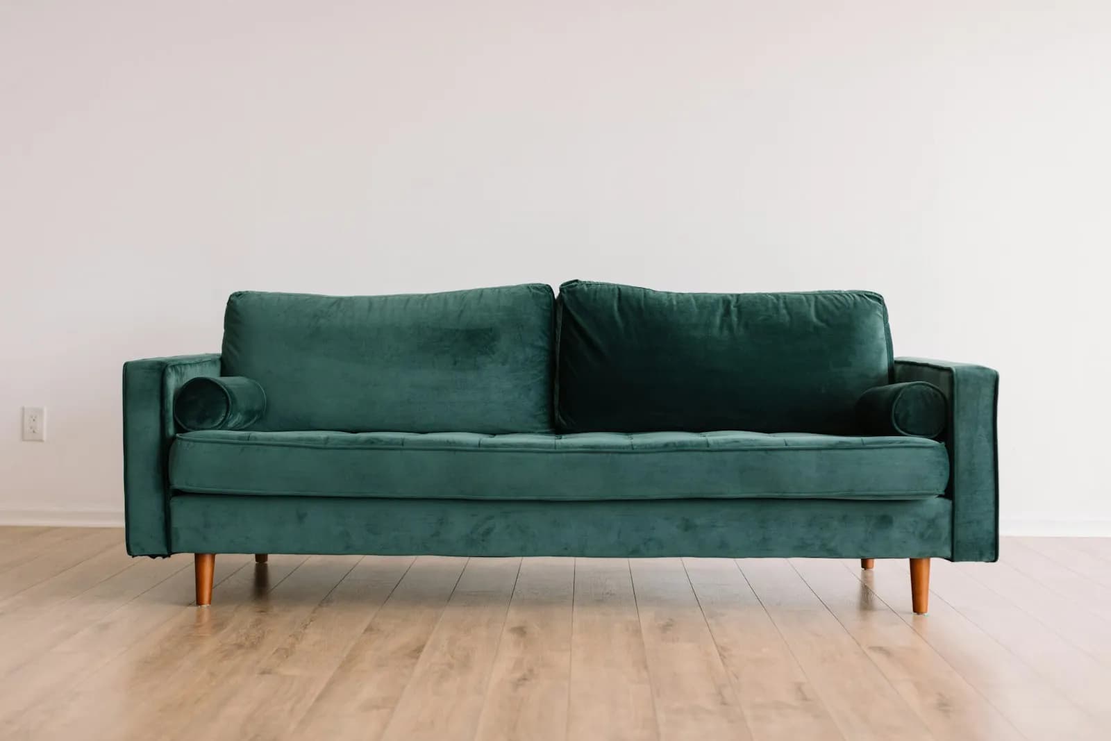 Three-seater fabric sofa (sample photo)