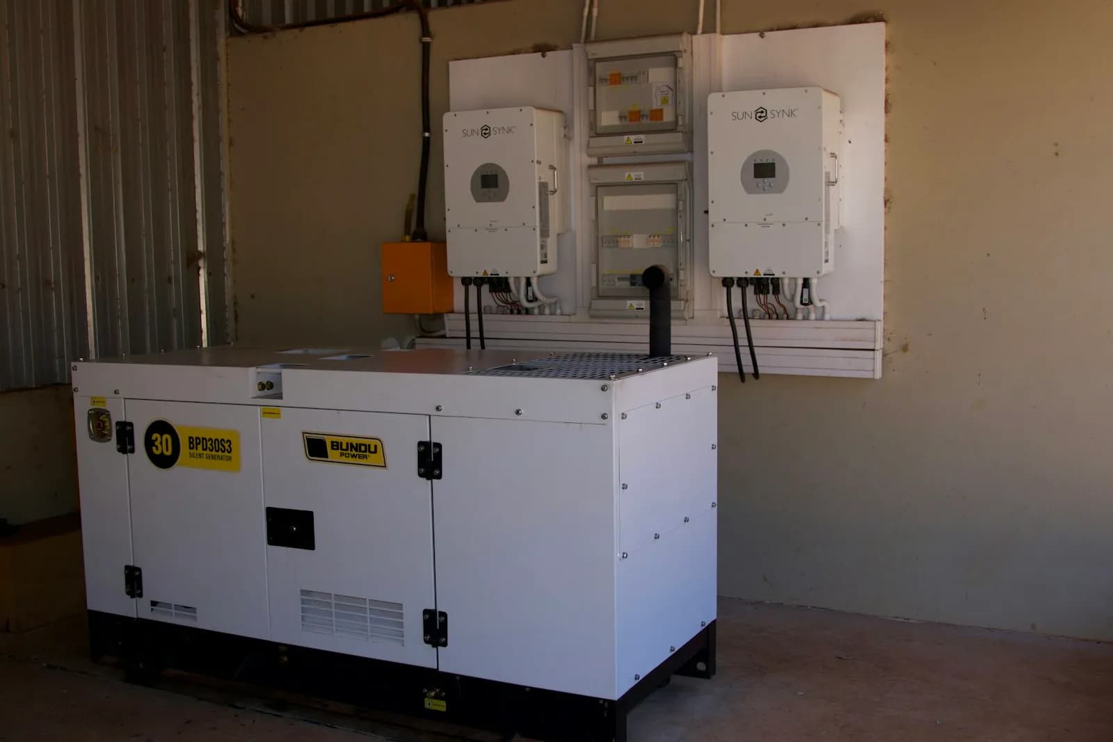 30 kVA silent generator (sample photo)